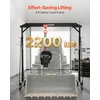 image:imageVEVOR Adjustable Gantry Crane 5000 lbs Capacity Portable Shop Lift Hoist with 10041476 in Height Adjustable Manual Trolley Locking Wheels Steel Construction for Factory Warehouse Auto Repair2200 lbs
