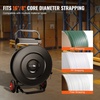 image:imageVEVOR Banding Strapping Cart for PETPPFiber Strapping Coils with 8 or 16 Core Size Heavy Duty Strapping Dispenser Equipped with AntiRetreat Pulleys Upgrade Brake System Spacious Tray8 or 16 Core