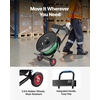 image:imageVEVOR Banding Strapping Cart for PETPPFiber Strapping Coils with 8 or 16 Core Size Heavy Duty Strapping Dispenser Equipped with AntiRetreat Pulleys Upgrade Brake System Spacious TrayNEW8 Core