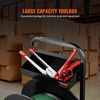 image:imageVEVOR Banding Strapping Cart for PETPPFiber Strapping Coils with 8 or 16 Core Size Heavy Duty Strapping Dispenser Equipped with AntiRetreat Pulleys Upgrade Brake System Spacious Tray8 or 16 Core