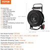 image:imageVEVOR Banding Strapping Cart for PETPPFiber Strapping Coils with 8 or 16 Core Size Heavy Duty Strapping Dispenser Equipped with AntiRetreat Pulleys Upgrade Brake System Spacious Tray8 or 16 Core