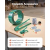 image:imageVEVOR Banding Strapping Kit Heavy Duty Banding Sealer Tool with 1500 ft PET Band 450 Metal Seals 150 Corner Protectors amp Gloves Plastic Pallet Packaging Strapping Kit for WarehouseShippingMovingPET 58x1500 6PC Set