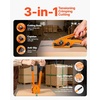 image:imageVEVOR Banding Strapping Kit Heavy Duty Banding Sealer Tool with 1500 ft PET Band 450 Metal Seals 150 Corner Protectors amp Gloves Plastic Pallet Packaging Strapping Kit for WarehouseShippingMoving58 in x 1000 ft