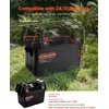 image:imageVEVOR Battery Box Group 2431 Trolling Motor Battery Box 12V24V Marine Batteries Case with PP Shell and Dual Straps Smart Batteries Case Suitable for Trolling Motor MarineRV amp Solar PanelBattery Boxfor Group 2431
