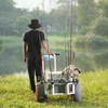 image:imageVEVOR Beach Fishing Cart 200 lbs Load Capacity Foldable Fishing Cart with HeavyDuty Carbon Steel Frame 13Inch AllTerrain PU Balloon Tires 7 Rod Holders for Outdoor Activities Camping Picnic583 D x 370 W x 374 H