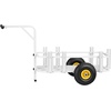 image:imageVEVOR Beach Fishing Cart 200 lbs Load Capacity Foldable Fishing Cart with HeavyDuty Carbon Steel Frame 13Inch AllTerrain PU Balloon Tires 7 Rod Holders for Outdoor Activities Camping Picnic544 D x 250 W x 276 H