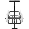 image:imageVEVOR Beach Fishing Cart 200 lbs Load Capacity Foldable Fishing Cart with HeavyDuty Carbon Steel Frame 13Inch AllTerrain PU Balloon Tires 7 Rod Holders for Outdoor Activities Camping Picnic504 D x 262 W x 350 H