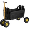 image:imageVEVOR Beach Fishing Cart 300 lbs Load Capacity Foldable Fishing Cart with HeavyDuty Carbon Steel Frame 11Inch AllTerrain Tires 8 Rod Holders Strap Easy to Clean for Outdoor Camping Picnic551 D x 242 W x 328 H