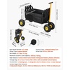 image:imageVEVOR Beach Fishing Cart 300 lbs Load Capacity Foldable Fishing Cart with HeavyDuty Carbon Steel Frame 11Inch AllTerrain Tires 8 Rod Holders Strap Easy to Clean for Outdoor Camping Picnic551 D x 242 W x 328 H
