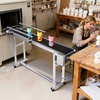 image:imageVEVOR Belt Conveyor 59 x 78 inch Conveyor Table Stainless Steel Motorized Belt Conveyor PVC Belt AntiStatic Adjustable Speed Double Guardrail  PVC Belt AntiStatic Adjustable Speed Double Guardrail59 x 78 inch