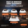 image:imageVEVOR Bluetooth Ceiling Speakers 8 in Ceiling amp inWall Speaker System with Amplifier 2Way Flush Mount Speakers for Damp Humid Placement Home Theater Living Room or Covered Patio 1 Pair65 4 Pieces