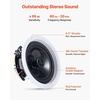 image:imageVEVOR Bluetooth Ceiling Speakers 8 in Ceiling amp inWall Speaker System with Amplifier 2Way Flush Mount Speakers for Damp Humid Placement Home Theater Living Room or Covered Patio 1 Pair65 4 Pieces with Amplifier