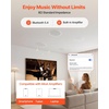 image:imageVEVOR Bluetooth Ceiling Speakers 8 in Ceiling amp inWall Speaker System with Amplifier 2Way Flush Mount Speakers for Damp Humid Placement Home Theater Living Room or Covered Patio 1 Pair65 4 Pieces with Amplifier