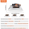 image:imageVEVOR Bluetooth Ceiling Speakers 8 in Ceiling amp inWall Speaker System with Amplifier 2Way Flush Mount Speakers for Damp Humid Placement Home Theater Living Room or Covered Patio 1 Pair65 4 Pieces