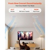 image:imageVEVOR Bluetooth Ceiling Speakers 8 in Ceiling amp inWall Speaker System with Amplifier 2Way Flush Mount Speakers for Damp Humid Placement Home Theater Living Room or Covered Patio 1 Pair65 4 Pieces with Amplifier
