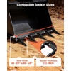 image:imageVEVOR Bucket Tooth Bar 46 in Heavy Duty 5 Teeth Tractor Bucket Bar for Loader Tractor Loader Skidsteer 4560 lbs Load Capacity Bolt On Teeth Bars for Buckets Protection Efficient amp Soil Excavation46in