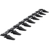 image:imageVEVOR Bucket Tooth Bar 46 in Heavy Duty 5 Teeth Tractor Bucket Bar for Loader Tractor Loader Skidsteer 4560 lbs Load Capacity Bolt On Teeth Bars for Buckets Protection Efficient amp Soil Excavation72in