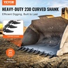 image:imageVEVOR Bucket Tooth Bar 46 in Heavy Duty 5 Teeth Tractor Bucket Bar for Loader Tractor Loader Skidsteer 4560 lbs Load Capacity Bolt On Teeth Bars for Buckets Protection Efficient amp Soil Excavation72in