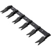 image:imageVEVOR Bucket Tooth Bar 46 in Heavy Duty 5 Teeth Tractor Bucket Bar for Loader Tractor Loader Skidsteer 4560 lbs Load Capacity Bolt On Teeth Bars for Buckets Protection Efficient amp Soil Excavation45in