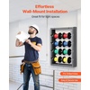 image:imageVEVOR Cable Dispenser Floor or Stud Mounted Wire Spool Rack Portable Wire Rack Dispenser with AntiSlip Metal Handle for Wiring Transport Swivel Eyelet for Electrical Industrial and Retail UseWire Spool Rack