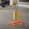 image:imageVEVOR Cable Dispenser Floor or Stud Mounted Wire Spool Rack Portable Wire Rack Dispenser with AntiSlip Metal Handle for Wiring Transport Swivel Eyelet for Electrical Industrial and Retail UseWire Dispenser