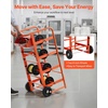image:imageVEVOR Cable Dispenser Floor or Stud Mounted Wire Spool Rack Portable Wire Rack Dispenser with AntiSlip Metal Handle for Wiring Transport Swivel Eyelet for Electrical Industrial and Retail UseWire Storage Cart
