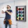 image:imageVEVOR Cable Dispenser Floor or Stud Mounted Wire Spool Rack Portable Wire Rack Dispenser with AntiSlip Metal Handle for Wiring Transport Swivel Eyelet for Electrical Industrial and Retail UseWire Spool Rack