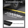 image:imageVEVOR Cable Protector Ramp 1 Channel Heavy Duty 3937 Rubber Cord Hose Wire Cover 276W x 197H Channel Size Traffic Speed Bump with FlipOpen Top Cover for Indoor Outdoor Use