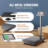 image:imageVEVOR Computing Digital Platform Scale 660 lbs Load 01 lbs Accuracy Computing Floor Scale with LBKG Tare Price Calculator Stainless Steel HighDefinition Display for Boxes Luggages FCC Listed  01 lbs Accuracy Floor Scale with LBKG Tare Price Calculator HighDefinition Display for Boxes Luggages FCC ListedScale