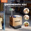 image:imageVEVOR Computing Digital Platform Scale 660 lbs Load 01 lbs Accuracy Computing Floor Scale with LBKG Tare Price Calculator Stainless Steel HighDefinition Display for Boxes Luggages FCC Listed  01 lbs Accuracy Floor Scale with LBKG Tare Price Calculator HighDefinition Display for Boxes Luggages FCC ListedScale