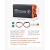 image:imageVEVOR DC to DC Charger with MPPT 350W 30A OnBoard Battery Charger Solar PanelAlternator Dual Input Smart MultiStage Charging for LiFePO4 LeadAcid Batteries 12V24V12V24V for RV Home Backup