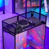 image:imageVEVOR DJ Table Stand 3243 x 18 Portable DJ Laptop and Controller Stand Lightweight DJ Desk DJ Booth Adjustable Height DJ Stand Foldable DoubleX Keyboard Stand amp Tabletop Audio Mixer StandDJ Table Stand