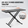 image:imageVEVOR DJ Table Stand 3243 x 18 Portable DJ Laptop and Controller Stand Lightweight DJ Desk DJ Booth Adjustable Height DJ Stand Foldable DoubleX Keyboard Stand amp Tabletop Audio Mixer StandDJ Table Expand