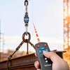 image:imageVEVOR Digital Crane Scale 22000 lbs10 T Max Capacity Heavy Duty Industrial Hanging Scale with Cast Aluminum Case amp LCD Display 5 lbs Division amp 3 Unit Switch Remote Control for Garage Factory
