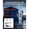 image:imageVEVOR Digital Crane Scale 22000 lbs10 T Max Capacity Heavy Duty Industrial Hanging Scale with Cast Aluminum Case amp LCD Display 5 lbs Division amp 3 Unit Switch Remote Control for Garage Factory