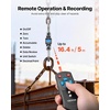 image:imageVEVOR Digital Crane Scale 22000 lbs10 T Max Capacity Heavy Duty Industrial Hanging Scale with Cast Aluminum Case amp LCD Display 5 lbs Division amp 3 Unit Switch Remote Control for Garage Factory