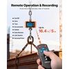 image:imageVEVOR Digital Crane Scale 4400 lbs2000 kg Max Capacity Heavy Duty Industrial Hanging Scale with Cast Aluminum Case amp LCD Display 1 lbs Division amp 3 Unit Switch Remote Control for Garage Factory4400BLS