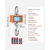 image:imageVEVOR Digital Crane Scale 4400 lbs2000 kg Max Capacity Heavy Duty Industrial Hanging Scale with Cast Aluminum Case amp LCD Display 1 lbs Division amp 3 Unit Switch Remote Control for Garage Factory4400BLS