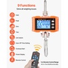 image:imageVEVOR Digital Crane Scale 4400 lbs2000 kg Max Capacity Heavy Duty Industrial Hanging Scale with Cast Aluminum Case amp LCD Display 1 lbs Division amp 3 Unit Switch Remote Control for Garage Factory2200BLS