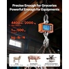 image:imageVEVOR Digital Crane Scale 4400 lbs2000 kg Max Capacity Heavy Duty Industrial Hanging Scale with Cast Aluminum Case amp LCD Display 1 lbs Division amp 3 Unit Switch Remote Control for Garage Factory4400BLS