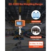 image:imageVEVOR Digital Crane Scale 4400 lbs2000 kg Max Capacity Heavy Duty Industrial Hanging Scale with Cast Aluminum Case amp LCD Display 1 lbs Division amp 3 Unit Switch Remote Control for Garage Factory2200BLS