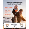 image:imageVEVOR Digital Crane Scale 660 lbs300 kg Max Capacity Handheld Hanging Scale with Cast Aluminum Case amp LCD Display 01 lbs Division amp 3 Unit Switch Portable Design for Farm Hunting Fishing Orange