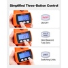 image:imageVEVOR Digital Crane Scale 660 lbs300 kg Max Capacity Handheld Hanging Scale with Cast Aluminum Case amp LCD Display 01 lbs Division amp 3 Unit Switch Portable Design for Farm Hunting Fishing Orange