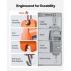 image:imageVEVOR Digital Crane Scale 880 lbs400 kg Industrial Heavy Duty Hanging Scale with Cast Aluminum Case amp LCD Screen Handheld Mini Crane with Hooks for Farm Hunting Fishing Outdoor Garage OrangeOrange