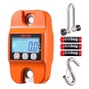 image:imageVEVOR Digital Crane Scale 880 lbs400 kg Industrial Heavy Duty Hanging Scale with Cast Aluminum Case amp LCD Screen Handheld Mini Crane with Hooks for Farm Hunting Fishing Outdoor Garage OrangeOrange