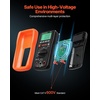 image:imageVEVOR Digital Multimeter 4000Count TRMS Voltmeter Ohmmeter 1000V ACDC Voltage Tester with Switchable AutoManual Range for Voltage Resistance and Continuity Measurment600V 10A