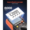 image:imageVEVOR Digital Multimeter 4000Count TRMS Voltmeter Ohmmeter 1000V ACDC Voltage Tester with Switchable AutoManual Range for Voltage Resistance and Continuity Measurment1000V 10A
