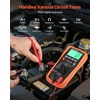 image:imageVEVOR Digital Multimeter 4000Count TRMS Voltmeter Ohmmeter 1000V ACDC Voltage Tester with Switchable AutoManual Range for Voltage Resistance and Continuity Measurment600V 10A