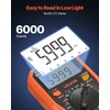 image:imageVEVOR Digital Multimeter 6000Count TRMS DCAC Voltmeter Current Tester Professional NCV Multimeter for Current Voltage Resistance Capacitance DutyCycle Tempetature Diodes Continuity Live Wire Test
