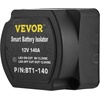 image:imageVEVOR Dual Battery Isolator Kit 12V 300 Amp 20 ft 2AWG Manual and Automatic VSR Voltage Sensitive Relay with Voltmeter LCD Screen Smart Battery Isolator Compatible with Lithium Batteries for UTVBattery Isolator Kit